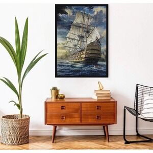 Sailing Ship Puzzles for Adults 1000 Piece Wooden Jigsaw Puzzle Difficult NEW